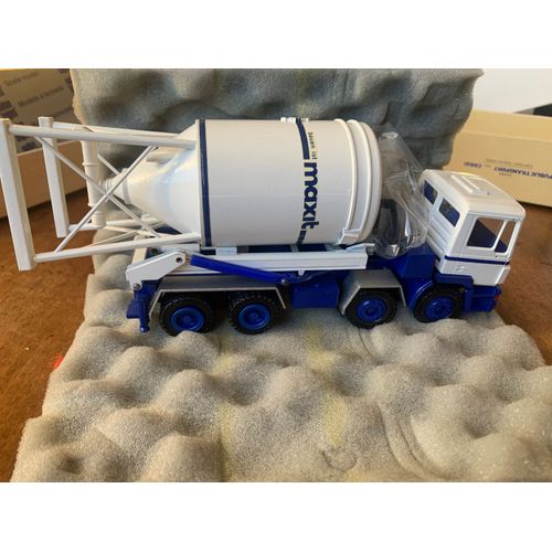 Camion Man Porte Silo Maxit Beton Ref 4196 Conrad Avec Boite-Conrad