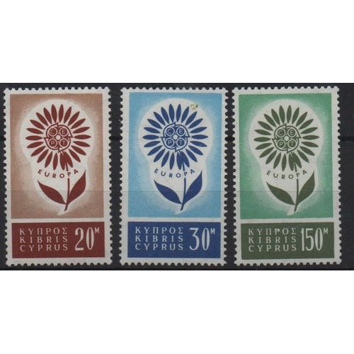 Chypre Timbres Europa 1964