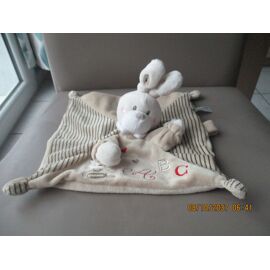 Doudou lapin marron blanc tout doux SIMBA TOYS NICOTOY