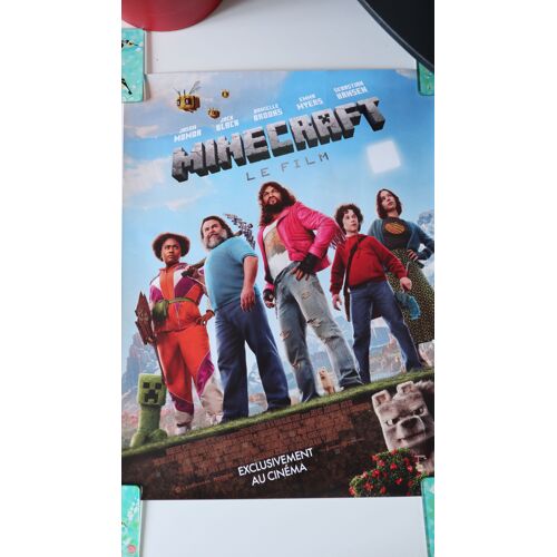 Véritable Affiche De Cinéma Petit Format "Minecraft" 2025
