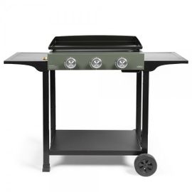Plancha gaz 3 brûleurs sur chariot Livoo DOC326
