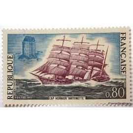 Quatre-Mâts Cap-Hornier "Antoinette" Année 1971 N° 1674 Yvert Et Tellier Luxe