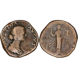 Rome - Sesterce - Faustine Jeune - 155 Ad - Fecvnditas - Ric.1638 - 25-194