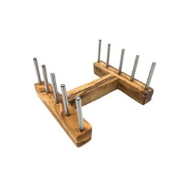 Support De Planche Pour Jusqu'À 4 Planches À Déjeuner En Bois D'Olivier