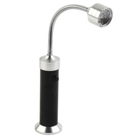 Lampe Led Barbecue Avec Base Aimantée Tête Inclinable 360 Degrés Col Flexible 9 Leds Blanches Pour Grill Camping Extérieur