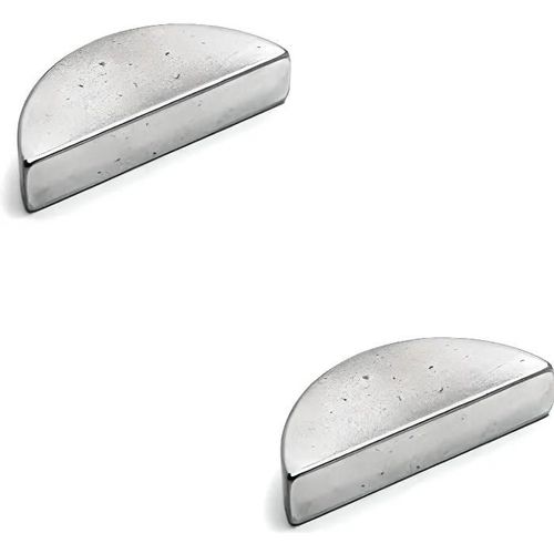 Clavette demi lune - CASTELGARDEN - 2 pièces - 4x6.1x15.3mm - Support de lame tondeuse