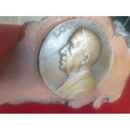 Portrait En Bronze De Louis Dupont Fondateur De Diverses Banques Européennes