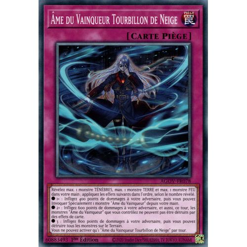 Yu Gi Oh ! Âme Du Vainqueur Tourbillon De Neige Agov-Fr078 Commune En Français