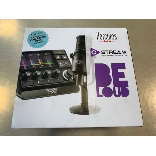 Hercules STREAM Essentials kit XLR Be Loud
