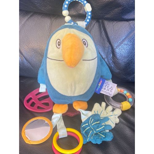 Oiseau Vert Jaune Et Bleu Lupilu Activitées À Suspendre 40cm