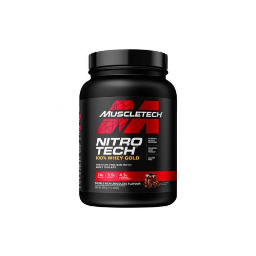 Nitro Tech 100% Whey Gold (908g)|Double Chocolat|Whey Protéine|Muscletech 
