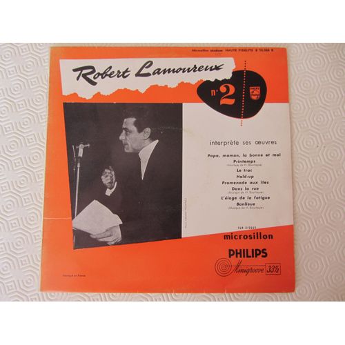 N°2 : Papa, Maman, La Bonne Et Moi - Printemps - Le Trac - Hold-Up - Promenade Aux Iles - Dans La Rue - L'éloge De La Fatigue - Banlieue