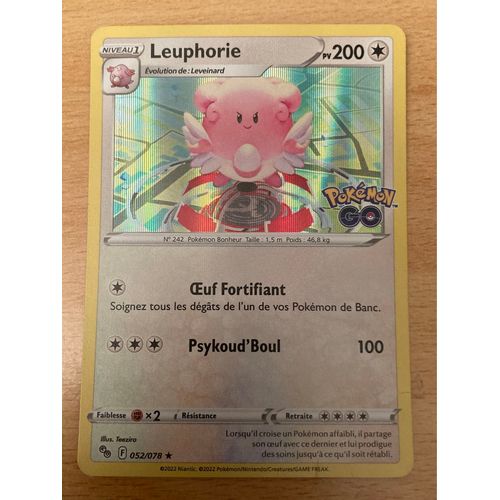 (1961) Leuphorie 52/78 Pokemon 