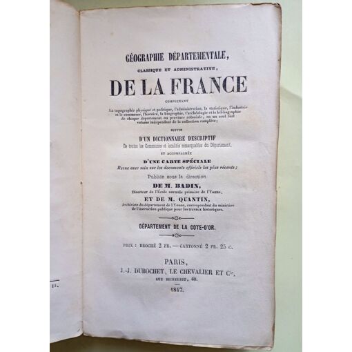 Dictionnaire National Des Communes De France Et D'Algérie - Meyrat J. (Relié, 1970)