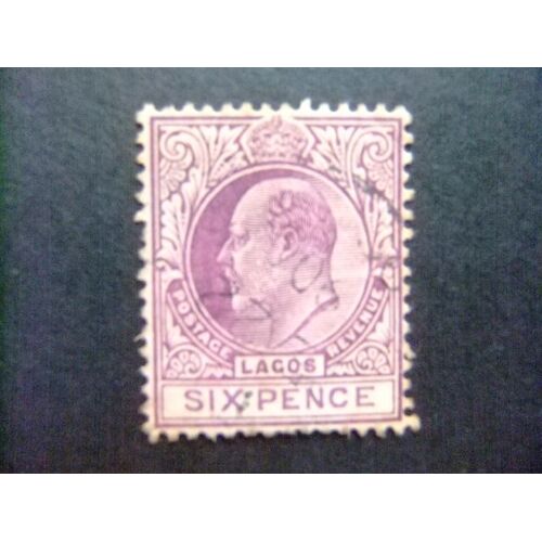 42 Lagos Colonia Britanica 1904 1905 / Rey Edouard Vii / Yvert 55 Fu