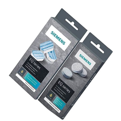Lot de 10 pastilles de nettoyage avec 3 tablettes détartrantes Cafetière Expresso (00312097 00312094 SIEMENS)