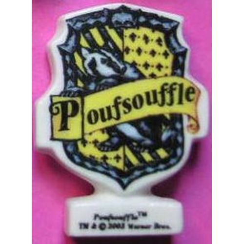 Fève Bouclier Poufsouffle- Série Harry Potter Et La Chambre Des Secrets (2003)
