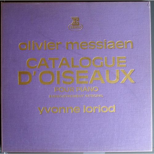 Olivier Messiaen - Yvonne Loriod : Catalogue D'oiseaux Pour Piano - Enregistrement Intégral - Coffret Box