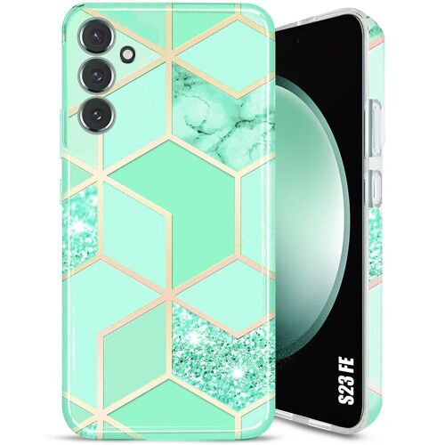 Coque Pour Samsung Galaxy S23 Fe (Pas Pour S23), Protection Slim Léger Souple Antichoc Turquoise - E.F.Connection