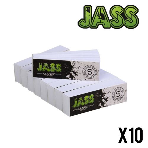 10 Carnets Tips Jass 18MM Filtres Carton