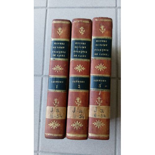 Sermons De François De Sales T.1 À 3