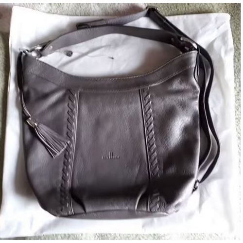 Sac À Main Porté Épaule Hexagona En Cuir