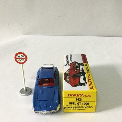Dinky Toys 1421 - Opel Gt 1900 Speedwheels Super Rapide Bleu 1:43, Atlas-Dinky Toys