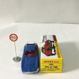 Dinky Toys 1421 - Opel Gt 1900 Speedwheels Super Rapide Bleu 1:43, Atlas-Dinky Toys
