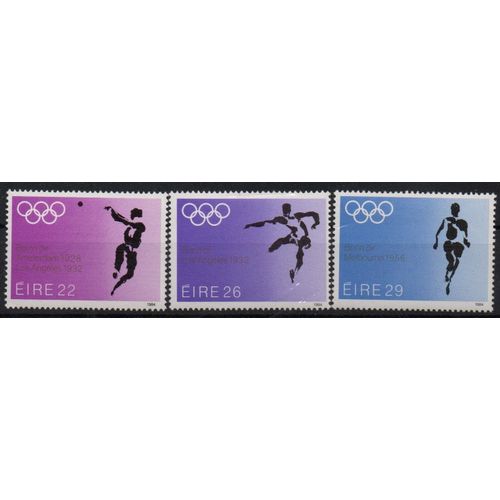 Irlande Timbres Jeux Olympiques De Los Angeles 1984