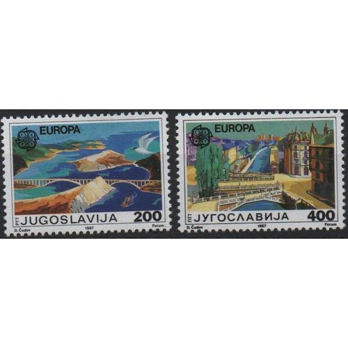 Yougoslavie Timbres Europa 1987