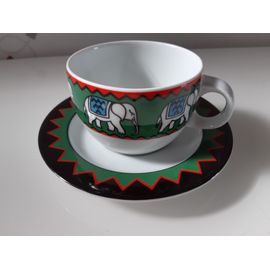 Tasse Guy Degrenne Motif Éléphant Par Malakeh