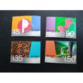 Timbre Australie Y T 1763 A 1766 Série : Congrès Et Exposition De Design De Sydney 1999 (080409 )