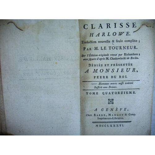 Clarisse Harlowe M. Le Tourneur T 14 - 1786