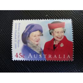 Timbre Australie Y T 1741 Anniversaire De La Reine Élisabeth Ii - 1999 (080409 )