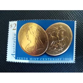 Timbre Australie Y T 1752 Centenaire De La Monnaie De Perth 1999 (080409 )