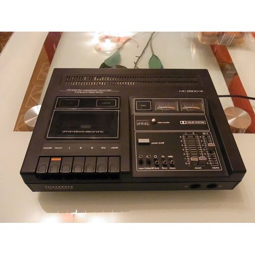 TELEFUNKEN MC 2500 Hifi Stéréo Cassette Recorder (Années 70-80)