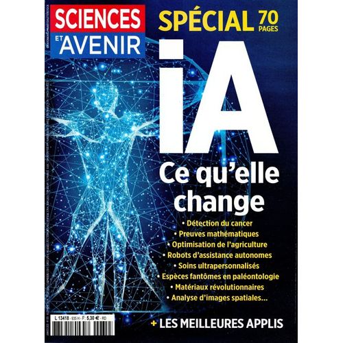 Sciences Et Avenir La Recherche 935 Special Ia Ce Qu'Elle Change 70 Pages