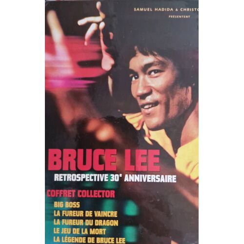 Coffret 30ieme Anniversaire. Hadida Et Gans Présentent Bruce Lee Un Livre Et 5 Dvd En État Général Impeccable
