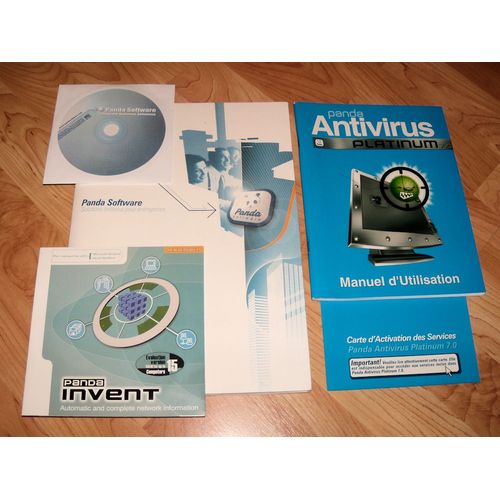 Documentation Commerciale Panda Software Avec 2 Cd-Rom De Démo