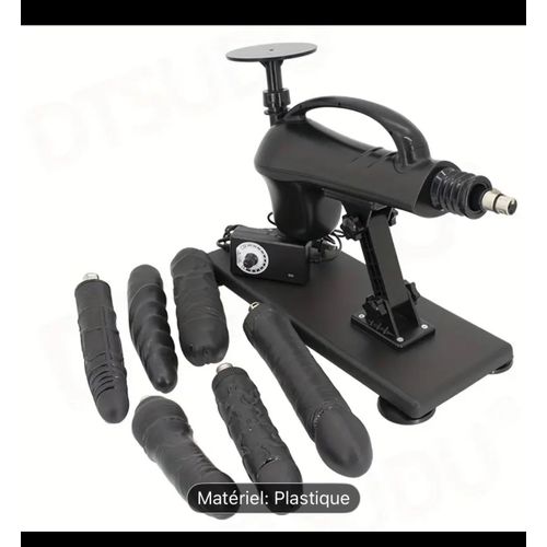 Machine À Sexe Avec Pénis Simulé - Machine À Sexe Féminin Avec Connecteur 3xlr, Jouet Sexuel Avec 6 Accessoires