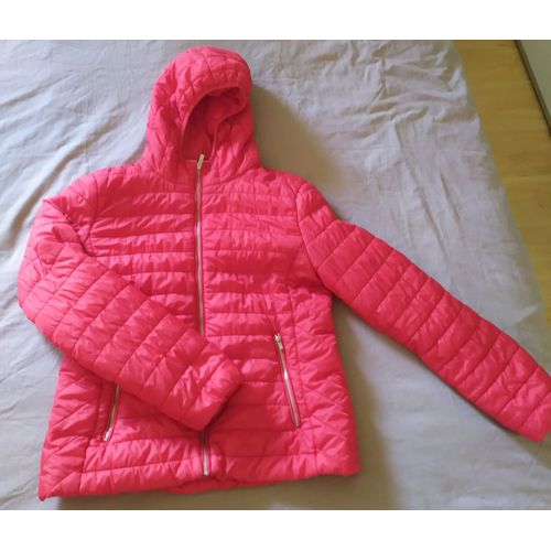 Blouson Doudoune Stradivarius Rouge Taille L