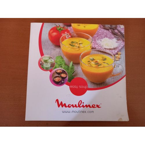 Livre De Recettes Moulinex "Easy Soup" En 10 Langues. Soupes, Compotes, Smoothies Et Desserts. 2014.