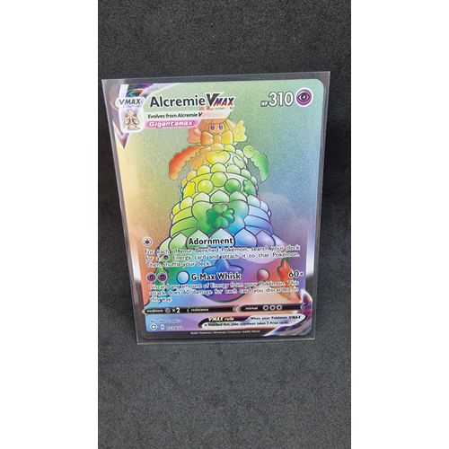 Carte Pokemon Alcremie Vmax 073/072 Anglais