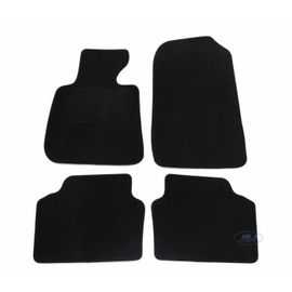 Tapis De Sol Noir Velours - J&j Automotive - Bmw 3 Série E90, E91 - Sur Mesure - Antidérapant - Imperméable