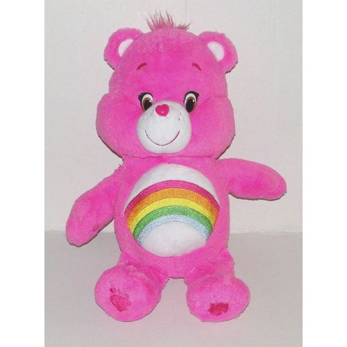 Peluche Bisounours Rose Arc En Ciel Care Bears 2016