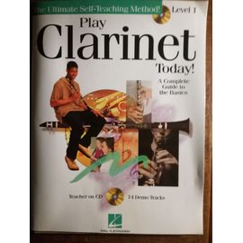 Play Clarinet Today - Level 1 - Livre + Cd De 74 Pistes - Hal Leonard