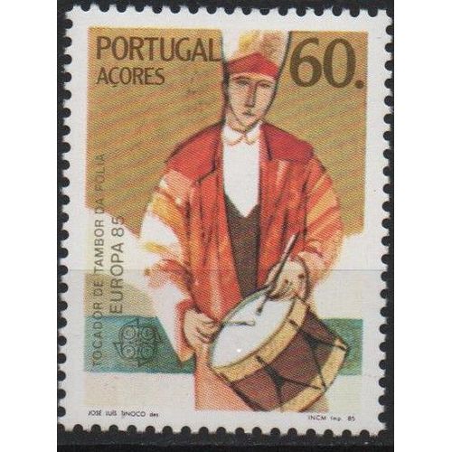 Portugal ( Açores ) Timbre Europa 1985