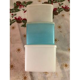 Lot De 3 Boîtes De Conservation Vintage 0,8 L Tupperware 