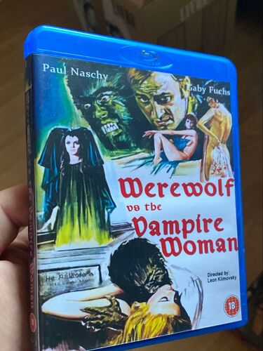 Werewolf Vs The Vampire Woman Blu-Rayr Et Dvd Import Allemand Paul Naschy
