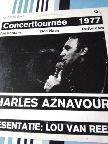 Charles Aznavour Concert Tournée 1977
